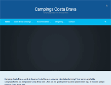 Tablet Screenshot of campingscostabrava.nl